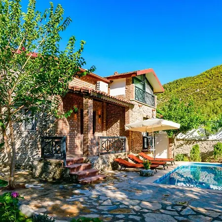 Sarnic - Stone With Private Pool For 6 Guests In Kayakoey,